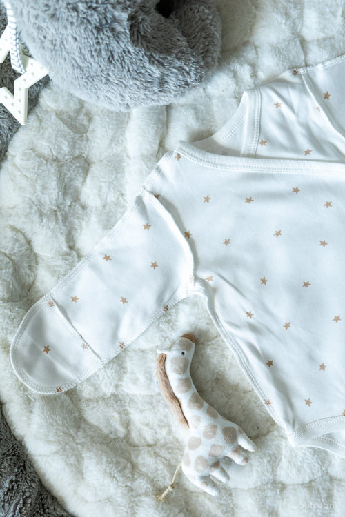 Outseam Bodysuit Brown Stars — detail view 2