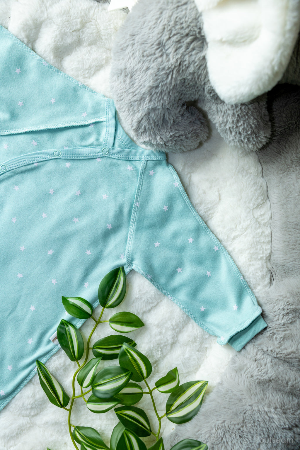 Outseam Sleepsuit Outseam Mint — detail view 3