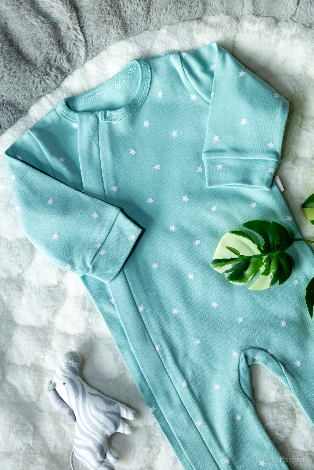 Outseam Romper Mint — detail view 2